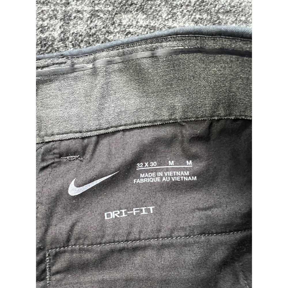 Nike Dri-FIT Golf Pants Mens 32x30 Dark Gray Standard Fit Chino Straight Leg - Picture 3 of 5